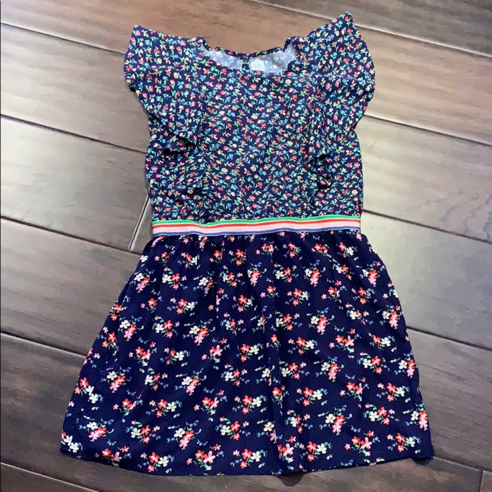 Gap Size XL 12 Floral Mixed Dress SO CUTE!